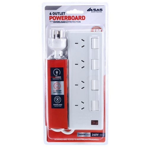 4-Way Switch Socket Power Board