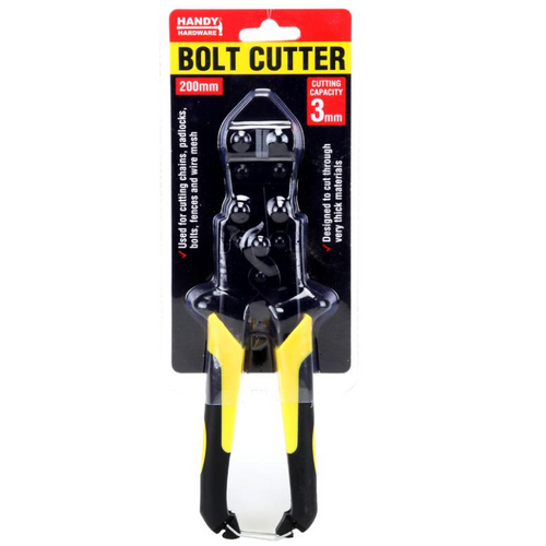 Bolt Cutter Cutting Capacity 3mm Black & Yellow 200mm