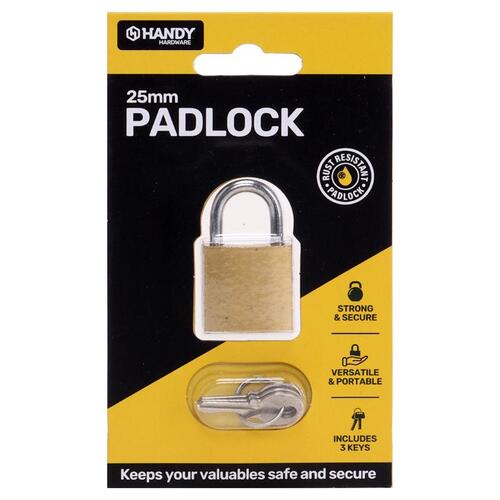 Padlock Heavy Duty 25mm