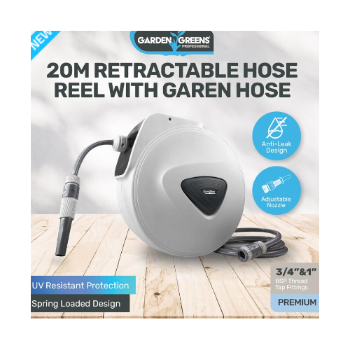 Retractable Water Hose Reel 20M