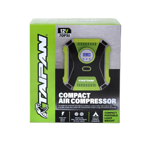 Air Compressor Portable 12V 70PSI with Digital display 