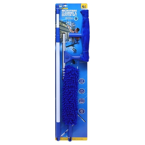 Microfibre Cleaning Set 4pc 