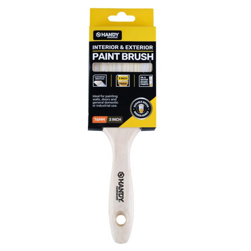 Paint Brush Wooden Handle 76mm