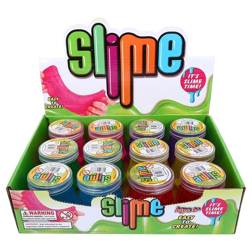 Slime Jewel Glitter - Blue, Green, Pink, Purple, Red, Orange - 130g