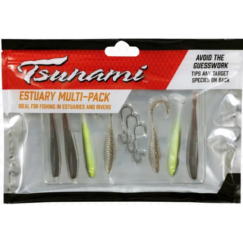 Tsumami Multi Pack Estuary Soft Plastic with Jighead