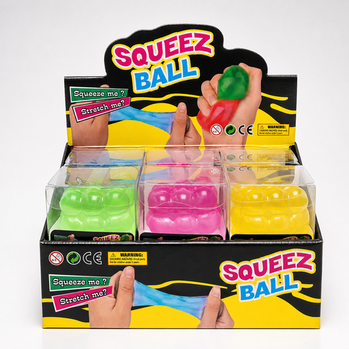 Squishy Squeeze - Slow Rise Series Cube - 4.5cm - Assorted Colours