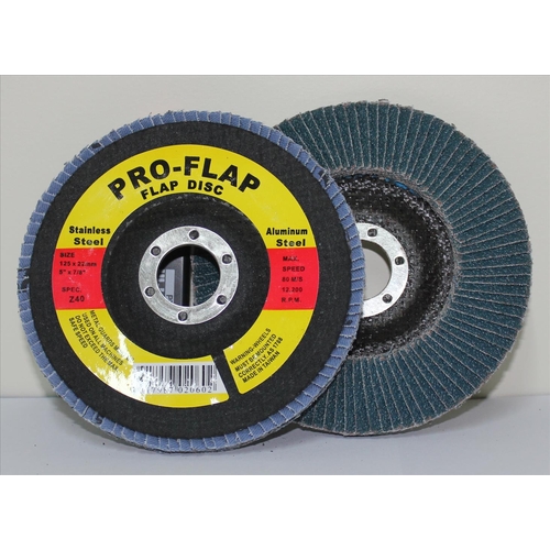 Pro Flap Disc Zirconia 125x16x80g