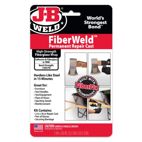 FiberWeld Permanent Repair Cast 2" x 36" Fiberglass Wrap