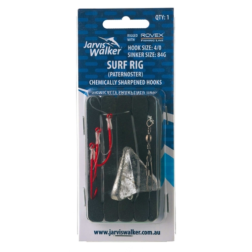 JARVIS WALKER SURF - 4/0 OCTOPUS - 84G STAR LEAD - 40LB LINE RIG