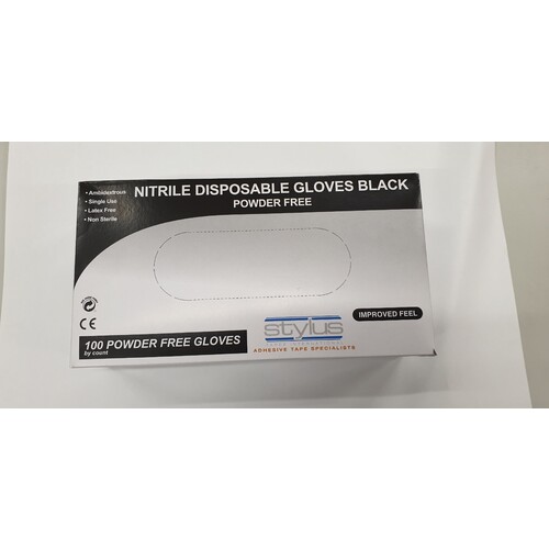 Black Nitrile Glove XL 100 pk