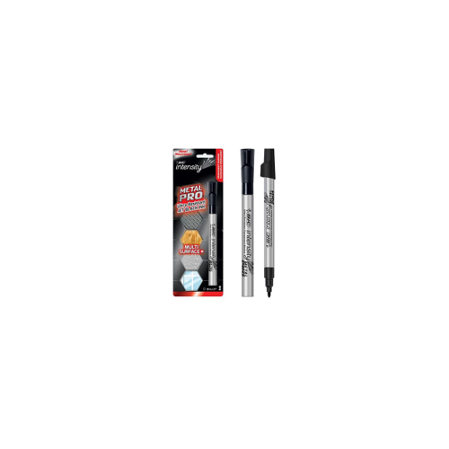 BIC Intensity Metal Pro Permanent Marker Black