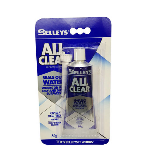 Selleys All Clear Silicone 80g Tube