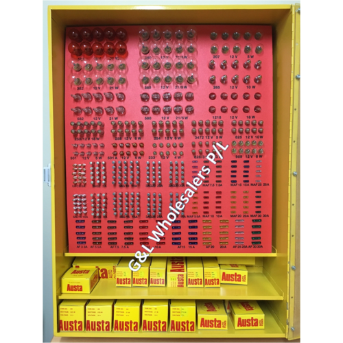 Austa Combined Globes & Fuse Merchandiser 420pce