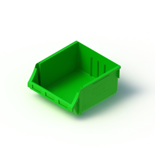 Tech Bin 60 Capacity 24 Litre Green L458 x W414 x H215mm