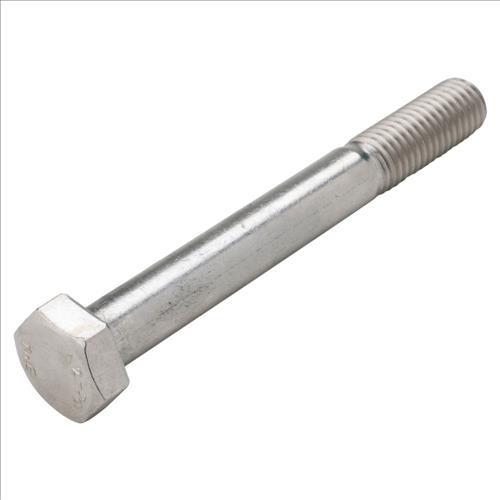 M6 x 80mm Hex Head Bolt 8.8 Grade Zinc Plated