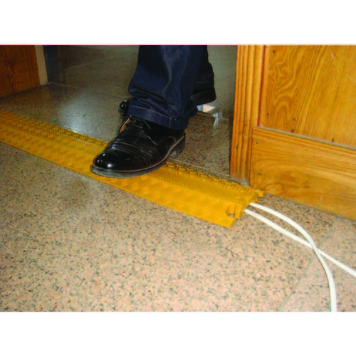 Yellow Plastic Interlocking Cable Cover 1000 x 132mm USS