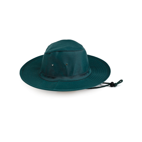 Canvas Sun Hat Green Medium