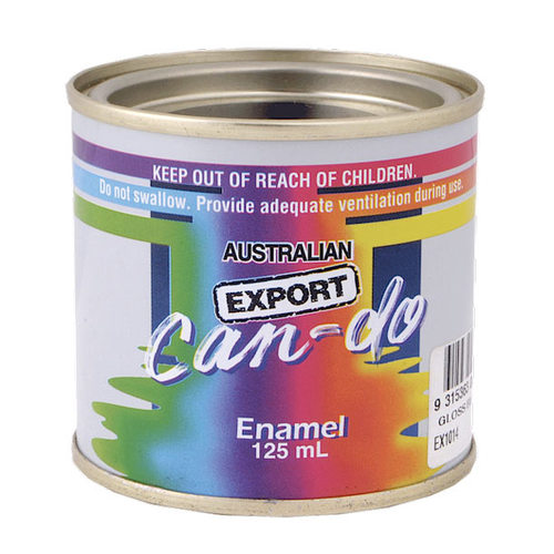 Australian Export Paint 125ml Enamel Gloss Black