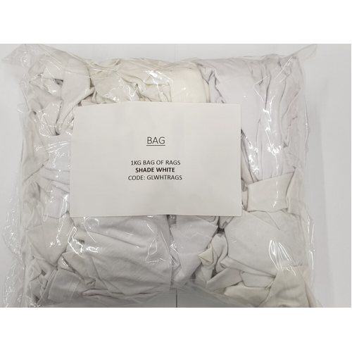 15kg Bags of Rags White
