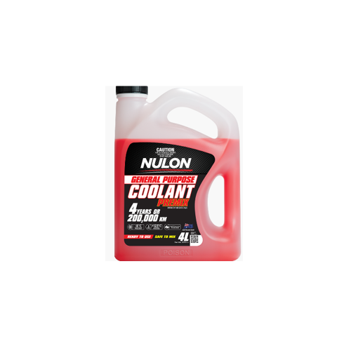 Nulon General Purpose Red Coolant 4 Litre Premixed
