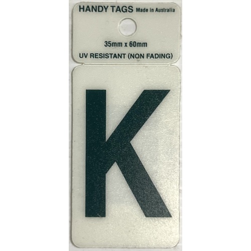 Self Adh Gr 35x60 Letter - K  (5)