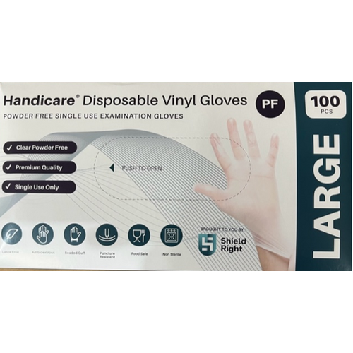 Vinyl Gloves Disposable Medium
