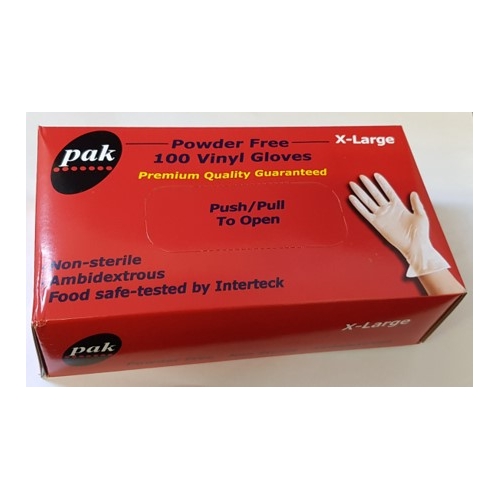 Vinyl Gloves XLarge 100pc