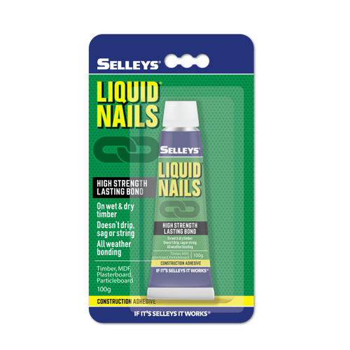 Selleys Liquid Nails High Strength 100g Tube Blister Pack