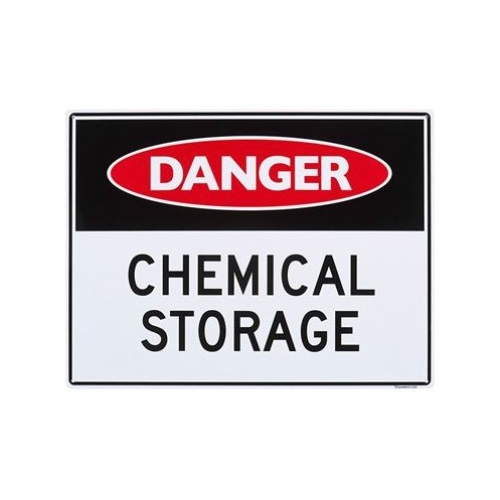 CHEMICAL STORAGE LARGE SIGN 