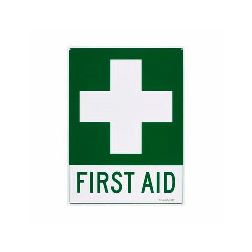 Sign Large PP 450x600mm First Aid