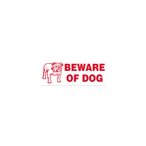 MARKIT NO10  BEWARE OF DOG (RE
