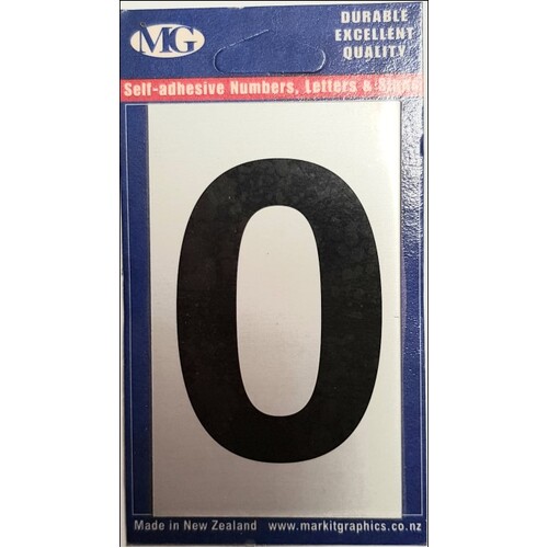 MARKIT SN NUMERAL NO 0 75MM BL