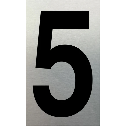 MARKIT SN NUMERAL NO.5 75MM BLACK