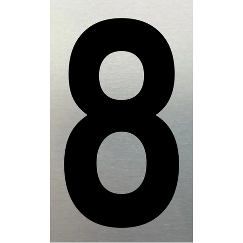 MARKIT SN NUMERAL NO. 8 75MM BLACK