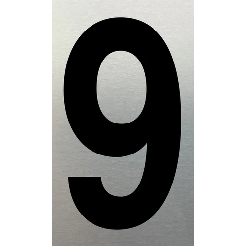 MARKIT SN NUMERAL NO. 9 75MM BLACK