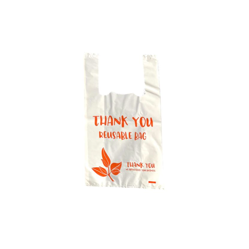 Small Reuseable Carry Bags White  900 Bags / ctn