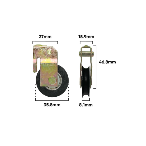 Carriage Sliding Door Adj & Roller (A061)