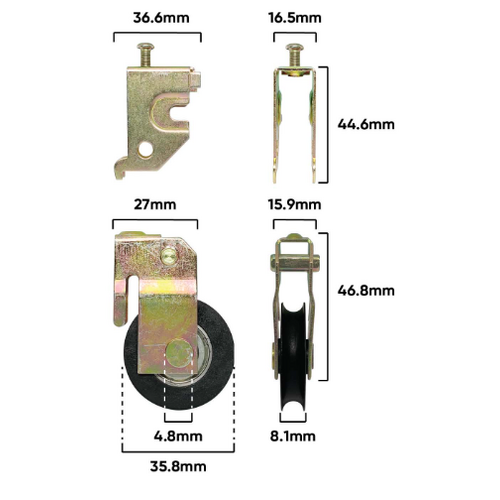 Carriage Door Adj set 1061 & 1051