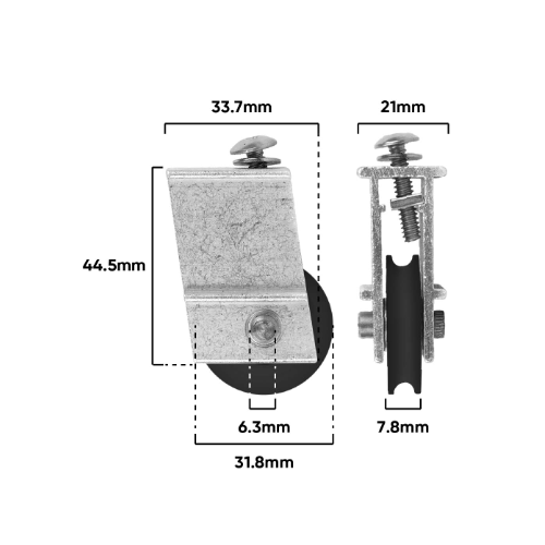 Carriage Sliding Door Adj & Roller suit Wunderlich (A091)