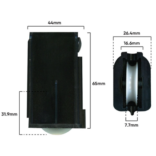 Carriage Sliding Door Adj & Roller (A206)