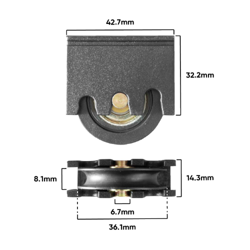 Carriage Sliding Door Adj & Roller (A210)