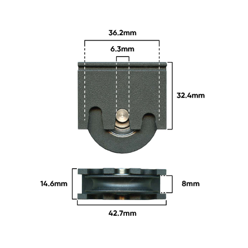 Car Sliding Dr Adj & Poly Tyre H/D (A216)