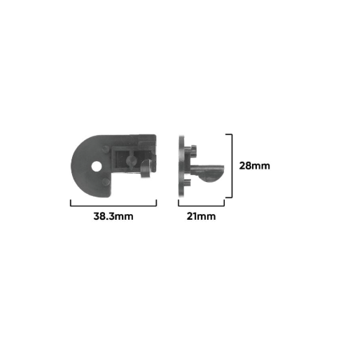 Guide Patio Door Plastic Top L&R (A640)