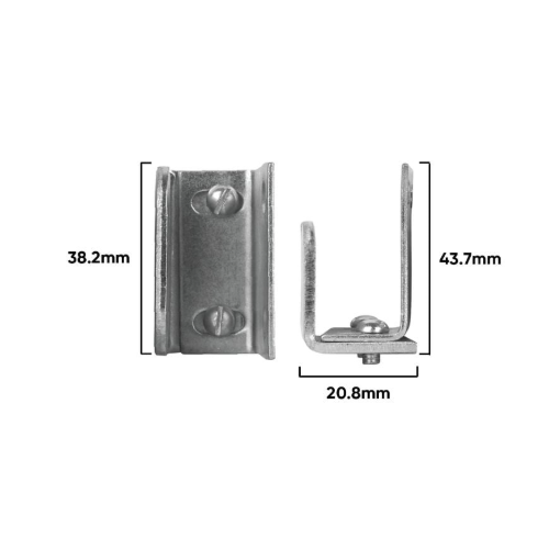 Guide Door Architrave Metal 2 Pc (A730)