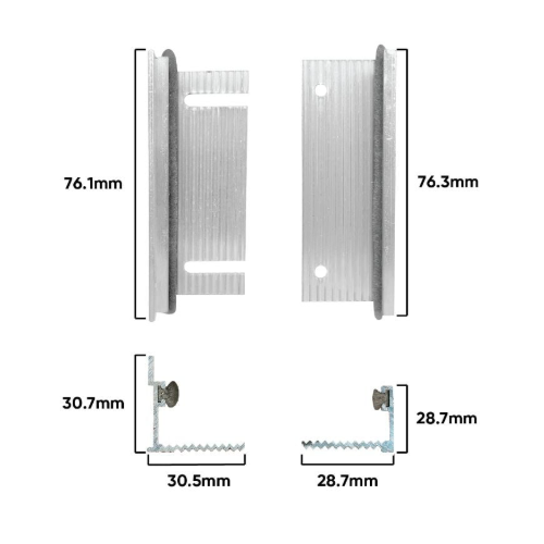 Guide Door Ali Adj Wall & Floor(A741)