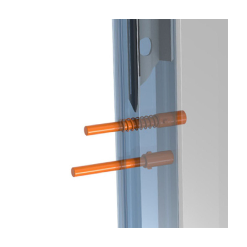 Plunger Pin Flyscreen Ali W/Spring (C750)