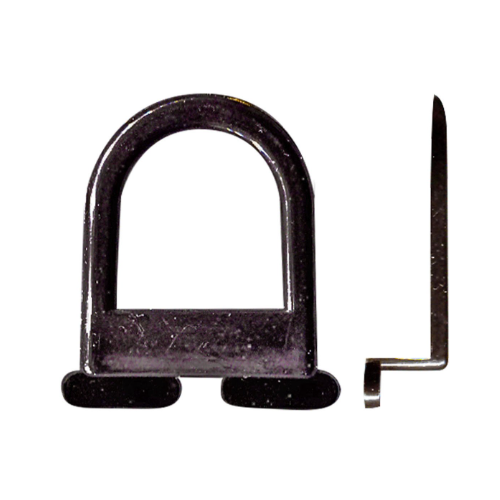 Lift Tab Flyscreen 25mm Black Round Top