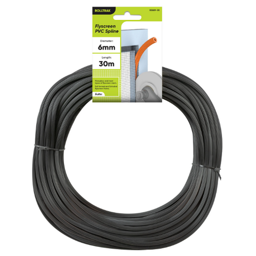 6mm x 30m Flyscreen Spline 