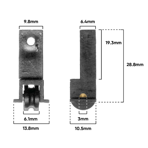 Carriage Window Adj & Roller (E142)