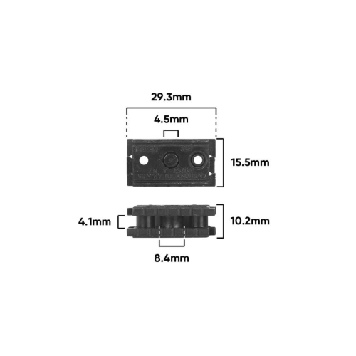 Car Window Adj & Roller Multilink Black (E200)